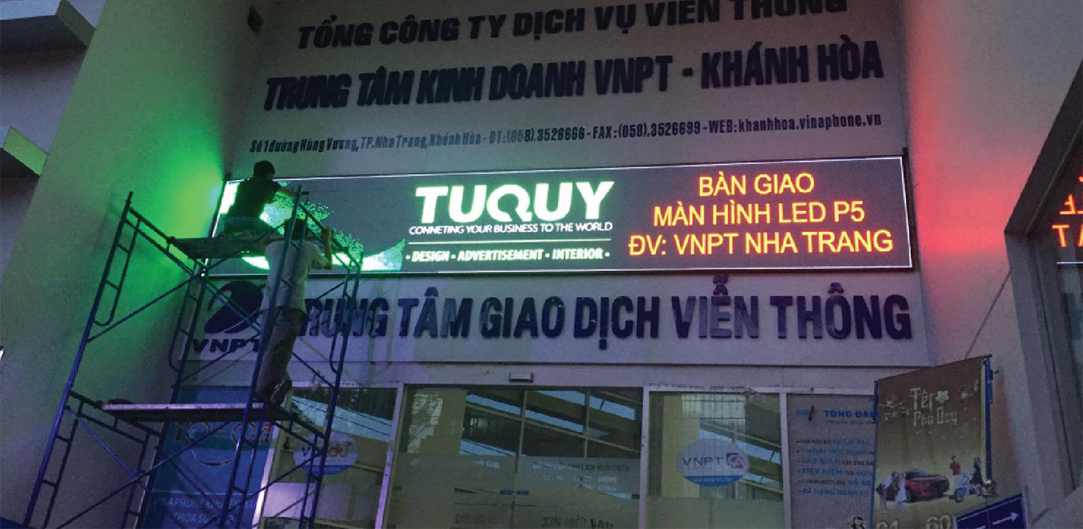 Công trình: Màn hình led VNPT