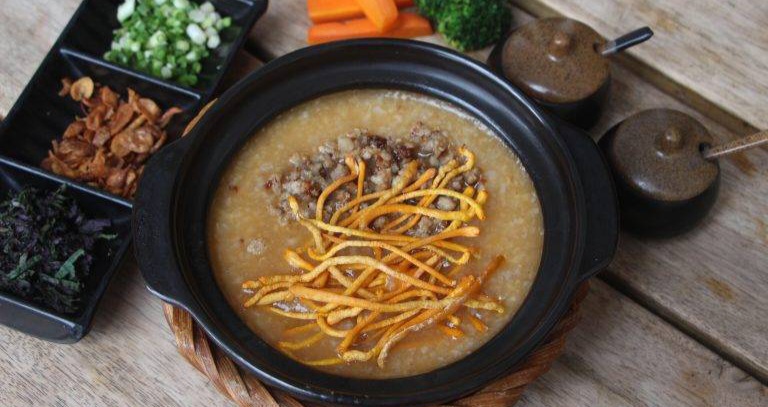 Cháo đông trùng hạ thảo   