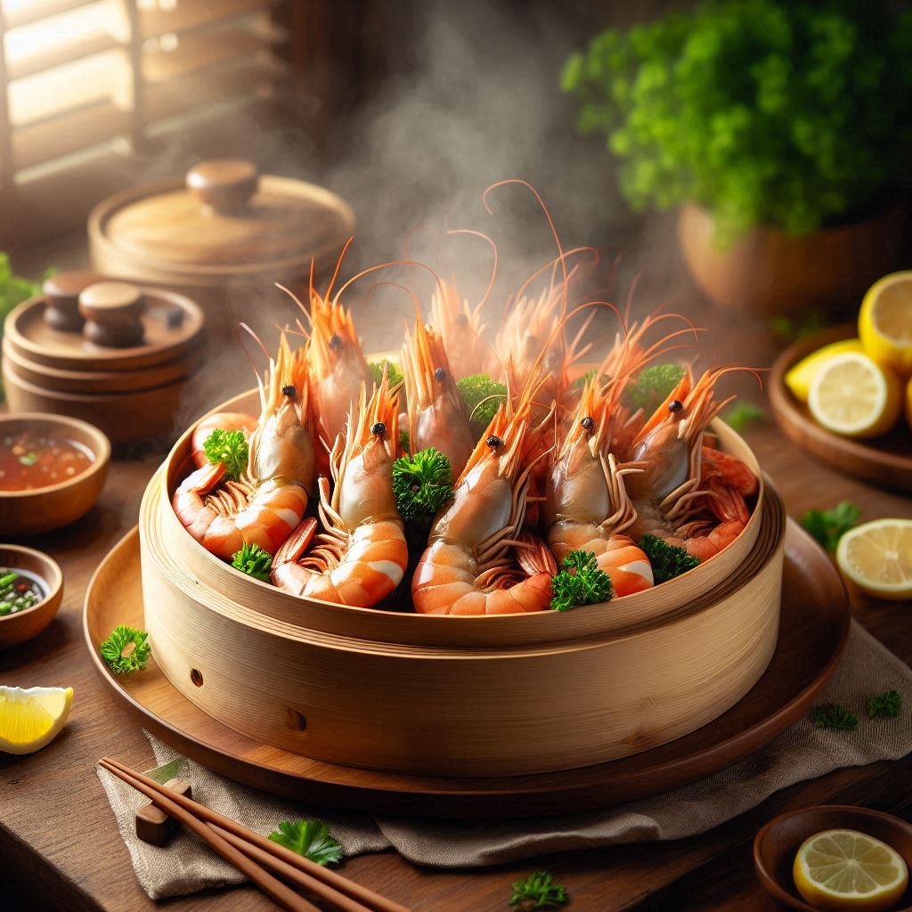 Cháo tôm rau dền