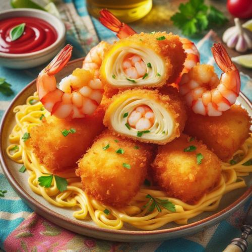 Tôm bọc phô mai chiên giòn là gì?
