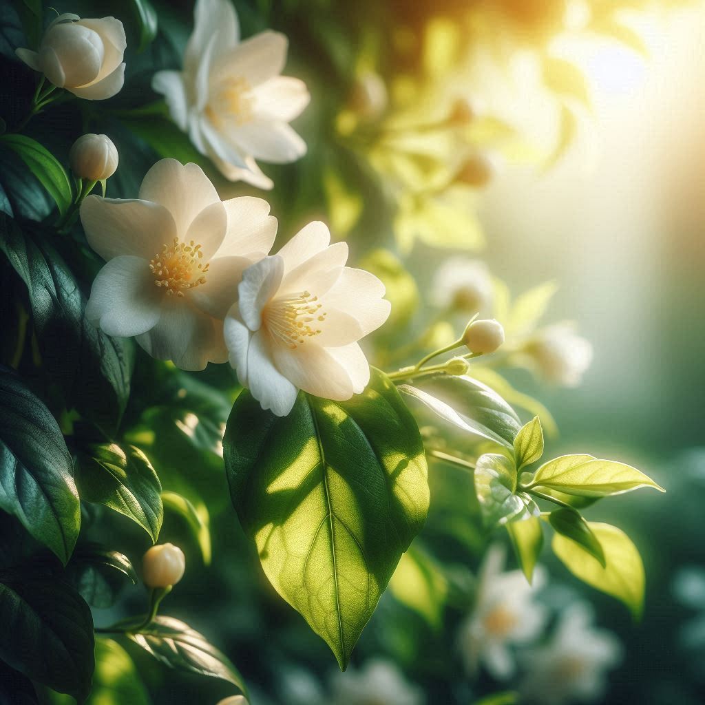 Thu hái hoa nhài tươi