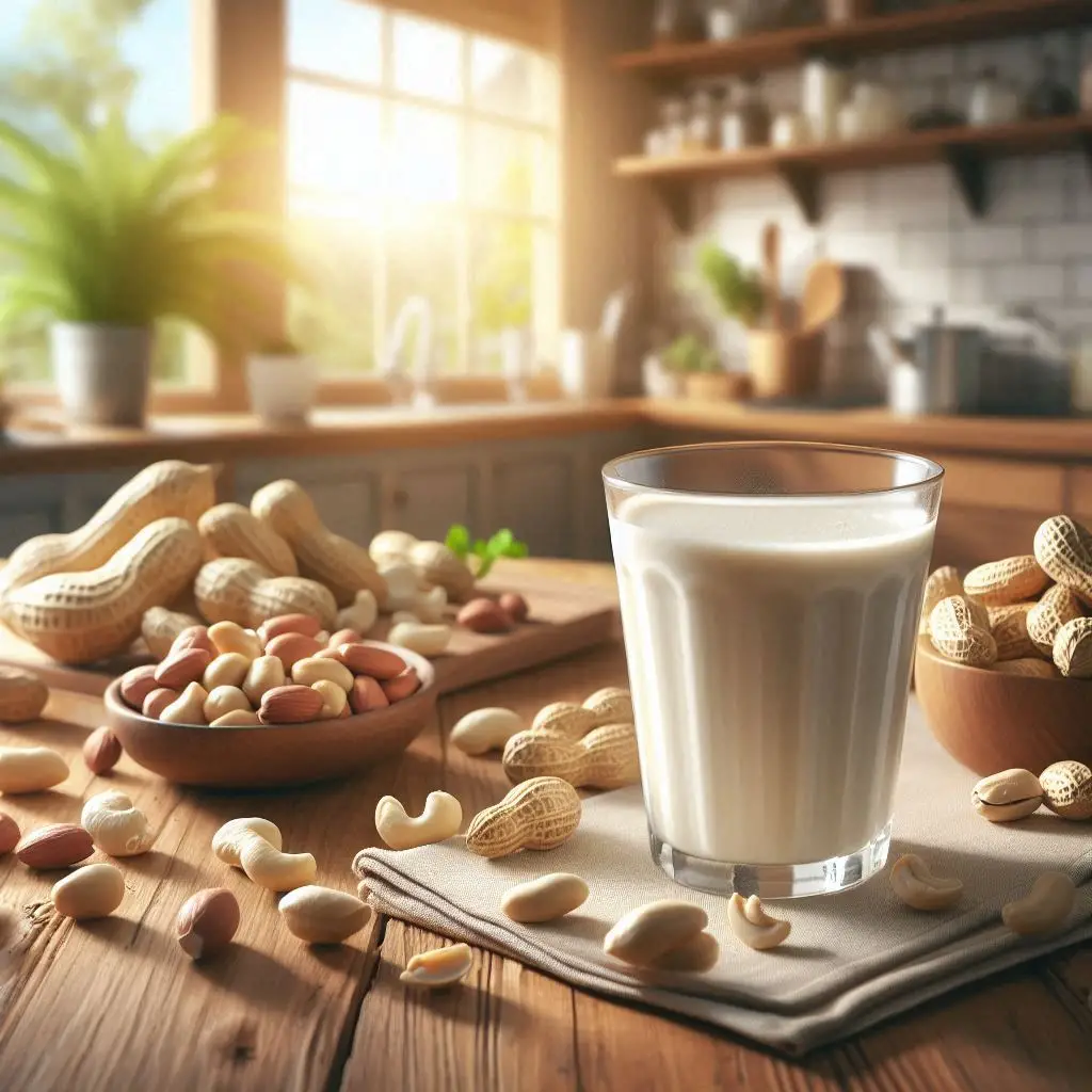 Cách làm sữa hạt điều đậu phộng