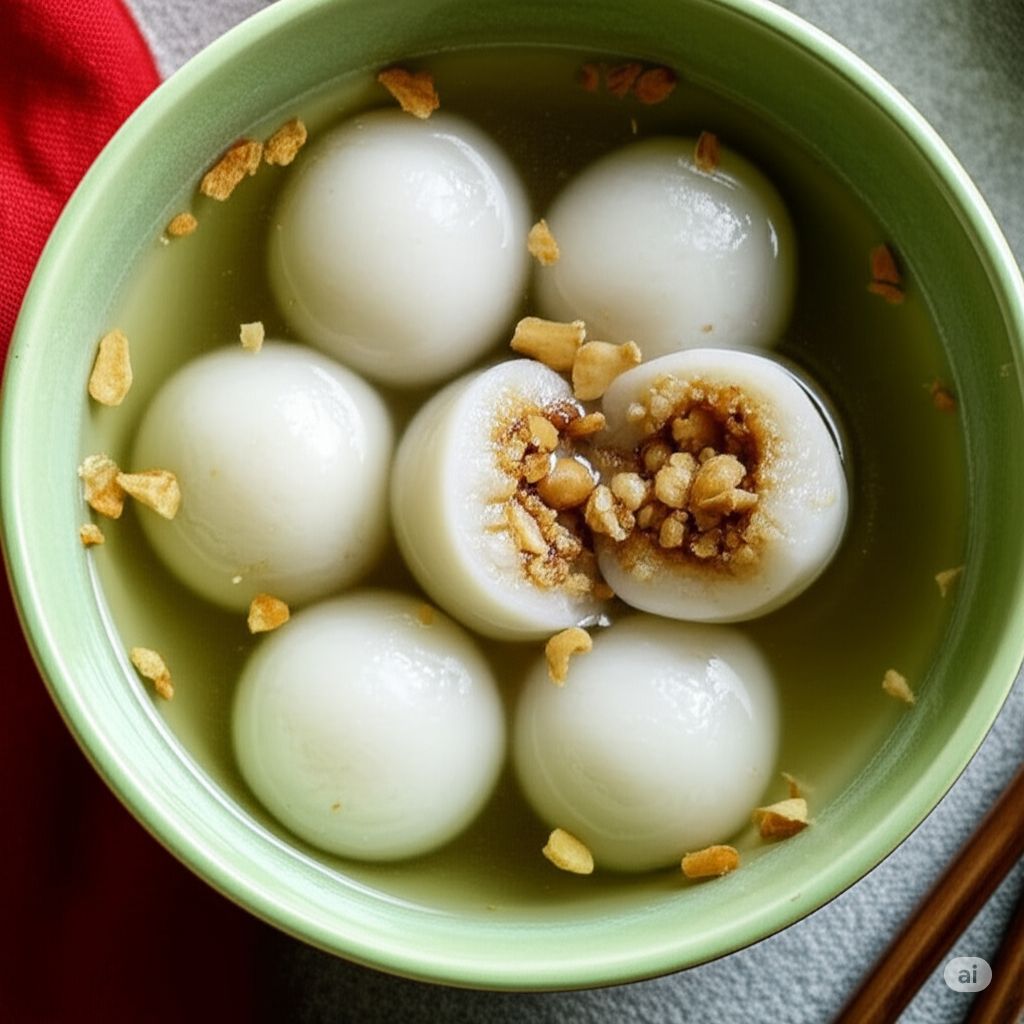 Chè trôi nước nhân đậu phộng là gì?