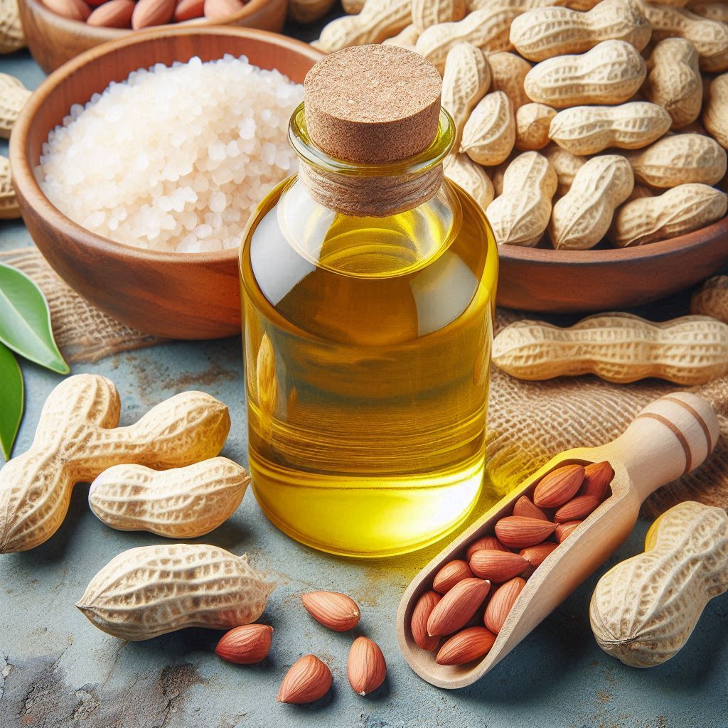 Dầu lạc tinh luyện