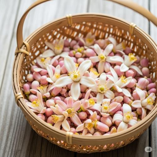 Sơ chế hoa bưởi tươi