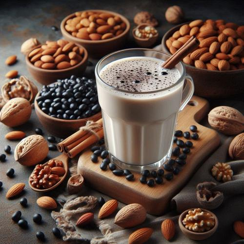 Sữa óc chó hạnh nhân đậu đen là gì?