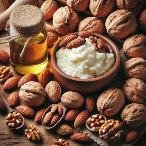 Hạt macca và hạt óc chó