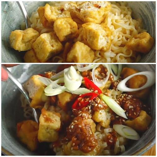 Mì Udon sốt bơ đậu phộng là gì?