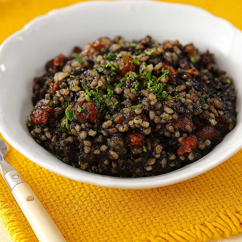 Cách làm cơm Risotto mực ống