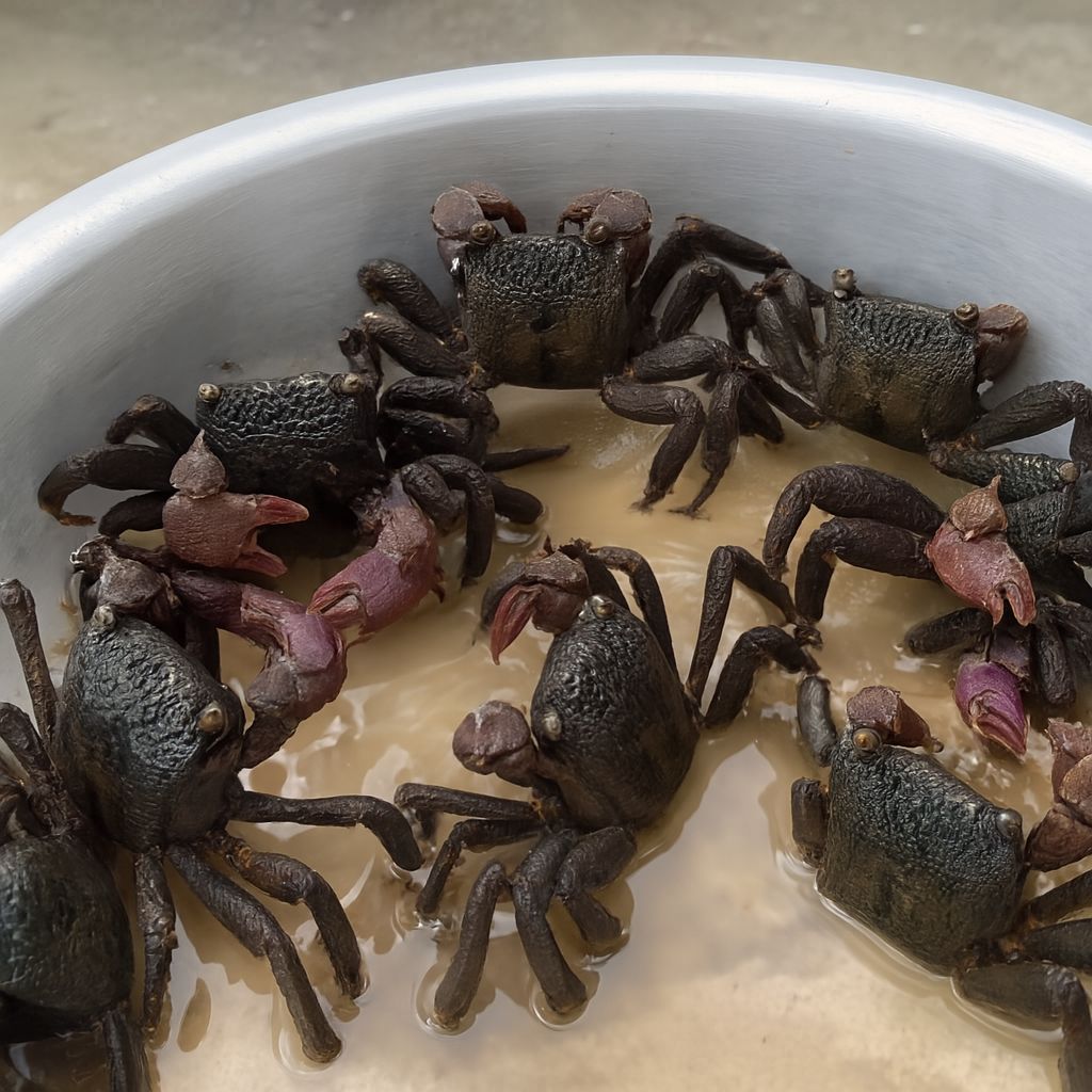 Mùa ba khía vào mùa nước lên