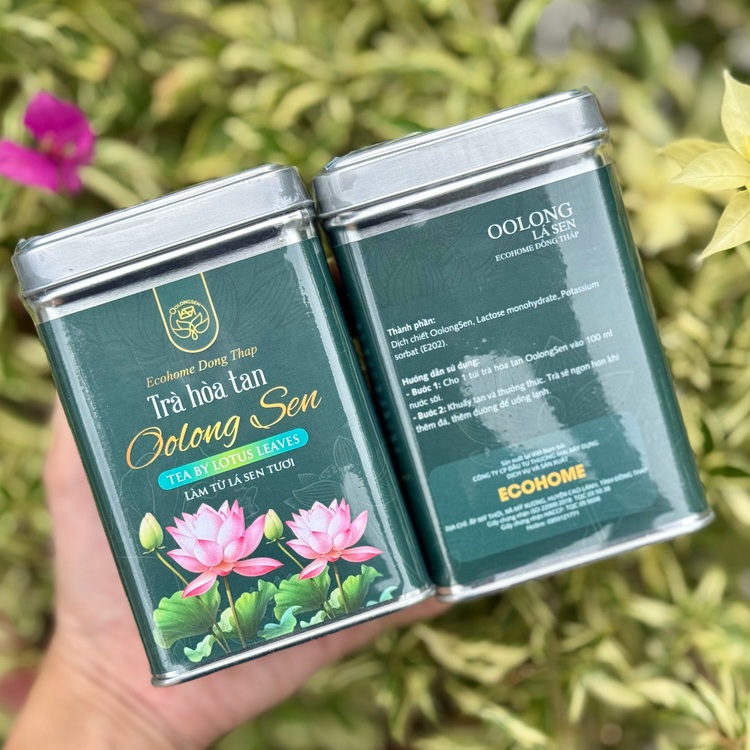 Trà hòa tan oolong sen