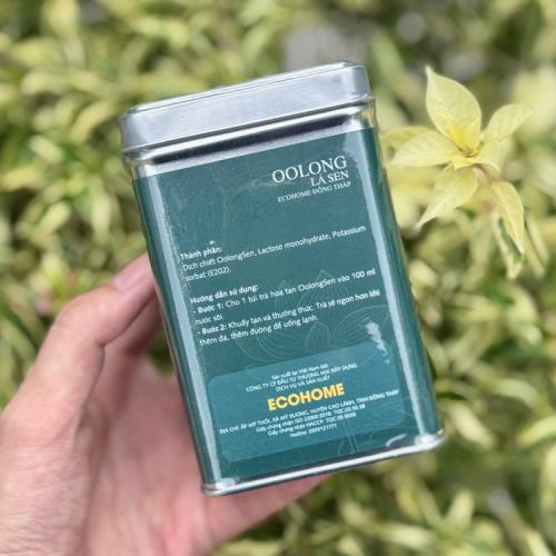 Trà hòa tan oolong sen làm từ gì?