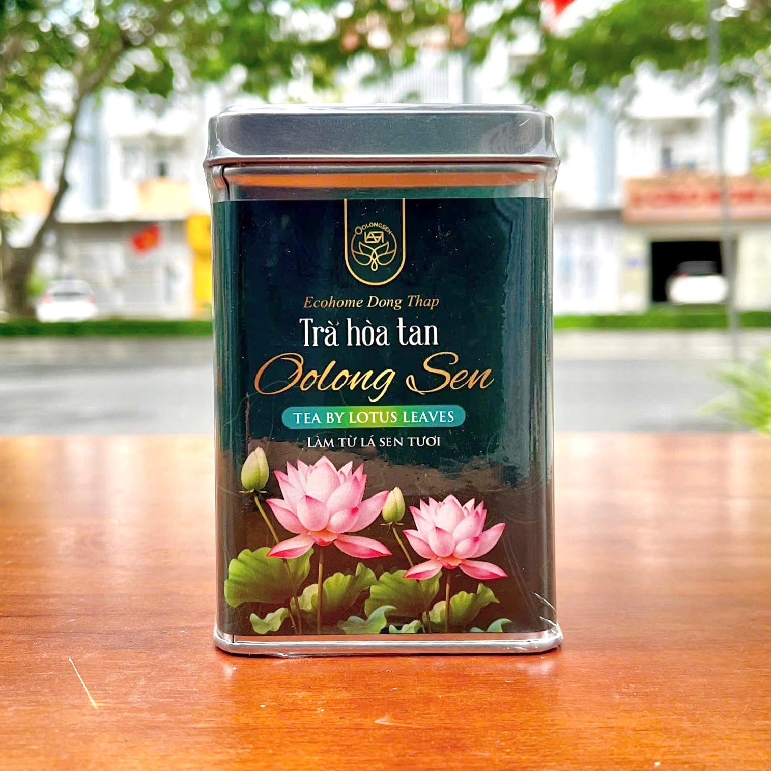 Trà hòa tan oolong sen