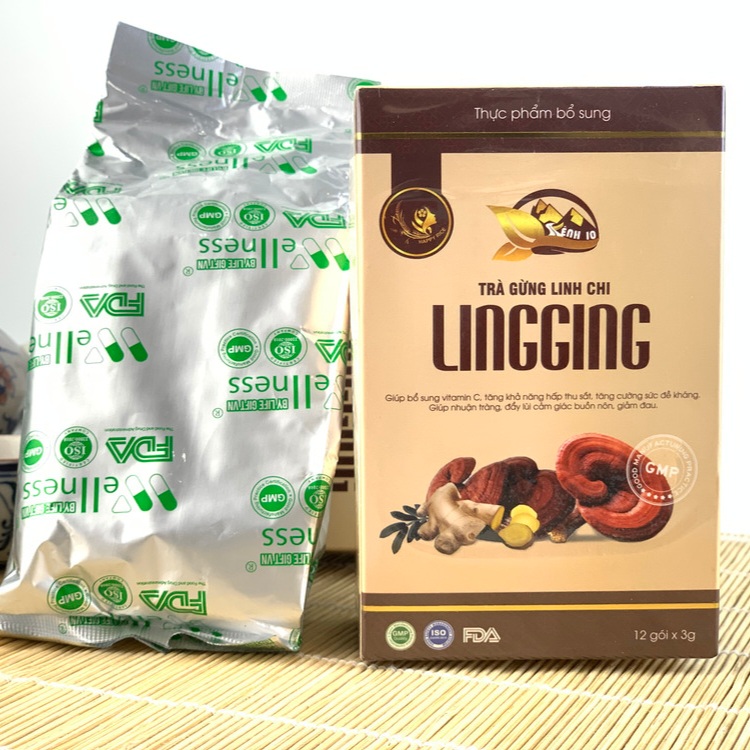 Cách Mua Trà Gừng Linh Chi Lingging Chất Lượng