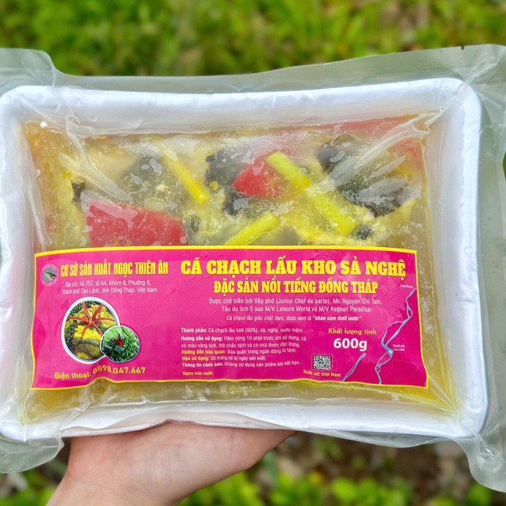 Cá chạch lấu kho sả nghệ chế biến sẵn - thực phẩm lành mạnh cho người bận rộn