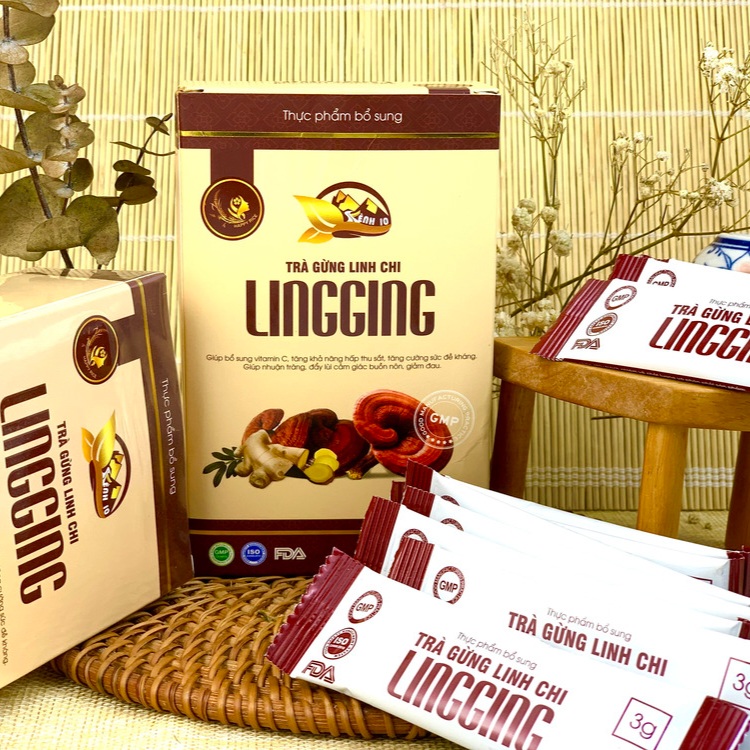 Mách Bạn Cách Giảm Cân Đơn Giản Với Trà Gừng Linh Chi Lingging