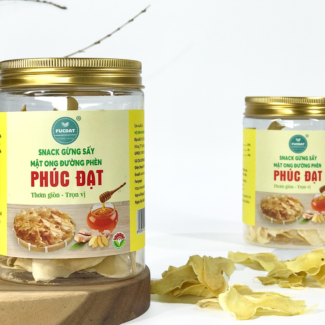Ăn snack gừng sấy có béo không?
