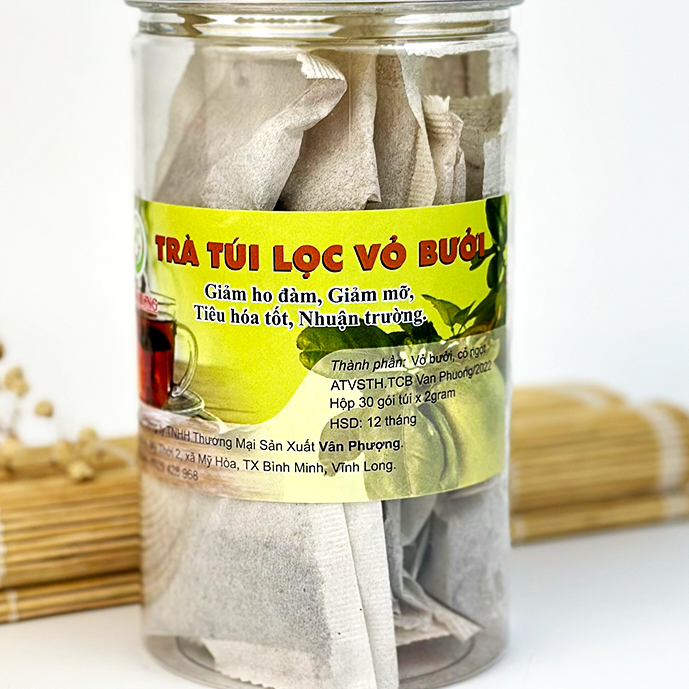 Trà vỏ bưởi thanh nhẹ, thư thái