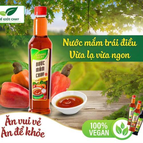 Cách sử dụng nước mắm chay trái điều