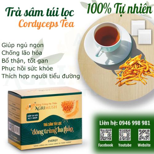 Người tiểu đường uống trà sâm đông trùng hạ thảo được không?