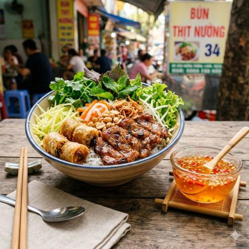 3. Nước mắm chấm bún thịt nướng