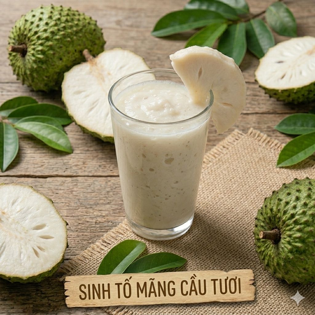 Sinh Tố Mãng Cầu Xiêm Có Tác Dụng Gì? 7 Lợi Ích & Cách Dùng Đúng Cách