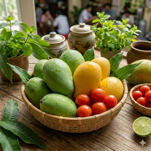 1. Ăn xoài xanh có nổi mụn không?