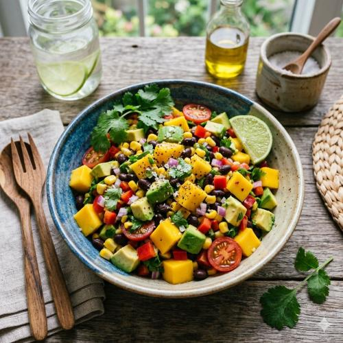 Cách Làm Salad Xoài Bơ Đậu Đen Giảm Cân Healthy, Dễ Làm Tại Nhà