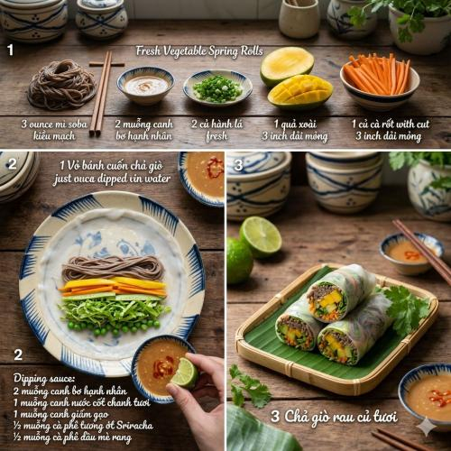 Chả giò rau củ là gì?