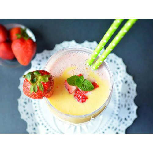 5. Sinh tố xoài dâu tây có béo không?