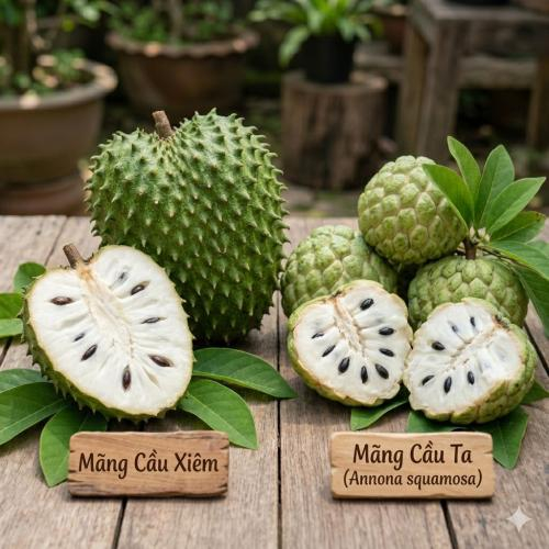 4. Mãng cầu xiêm có phải là na không?