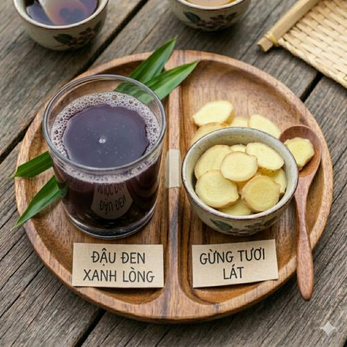 1. Kết hợp với gừng tươi