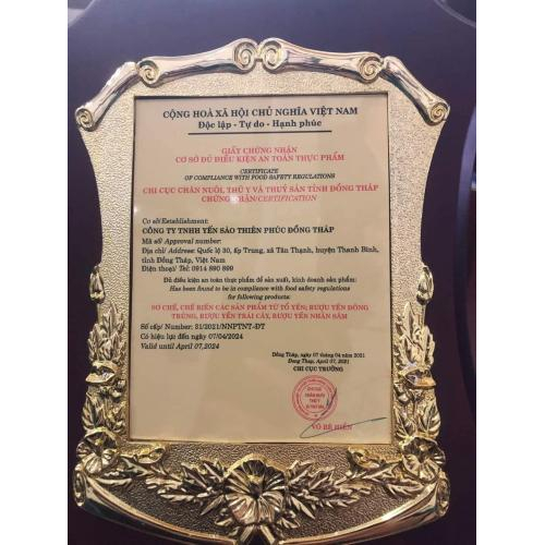 Giấy chứng nhận cơ sở đủ điều kiện ATTP