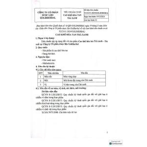 TCCS 01:2024/GOLDHERBAL