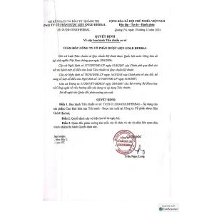 TCCS 01:2024/GOLDHERBAL