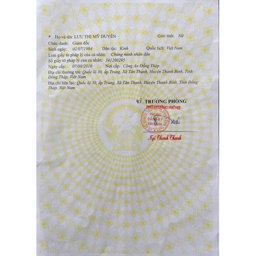 Giấy chứng nhận đăng ký doanh nghiệp