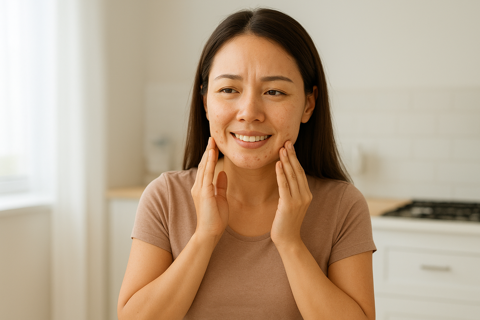 Mối liên hệ giữa nóng gan và làn da mụn, sạm