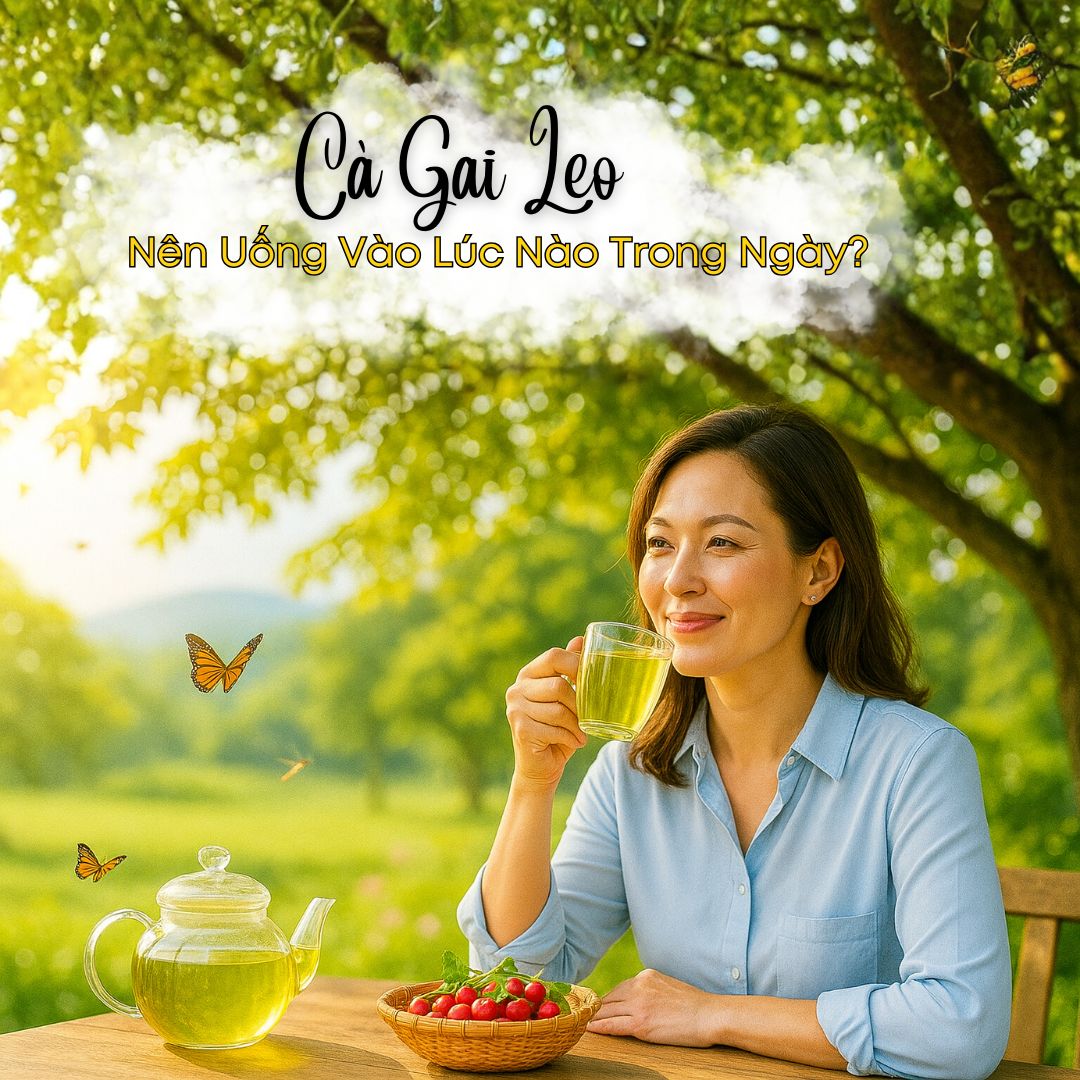 Nên Uống Cà Gai Leo Vào Lúc Nào Trong Ngày Để Đạt Hiệu Quả Tốt Nhất?