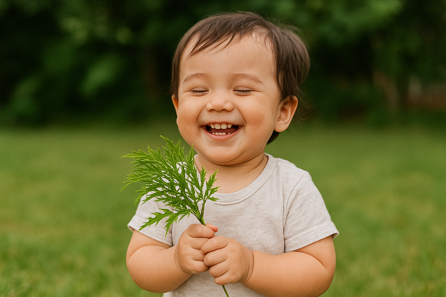 1. Lá đinh lăng – “Nhân sâm” cho Làn da bé