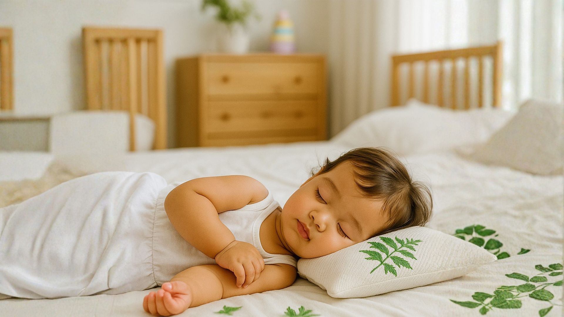 1. Gối thảo dược – “Liều thuốc” tự nhiên cho giấc ngủ của bé