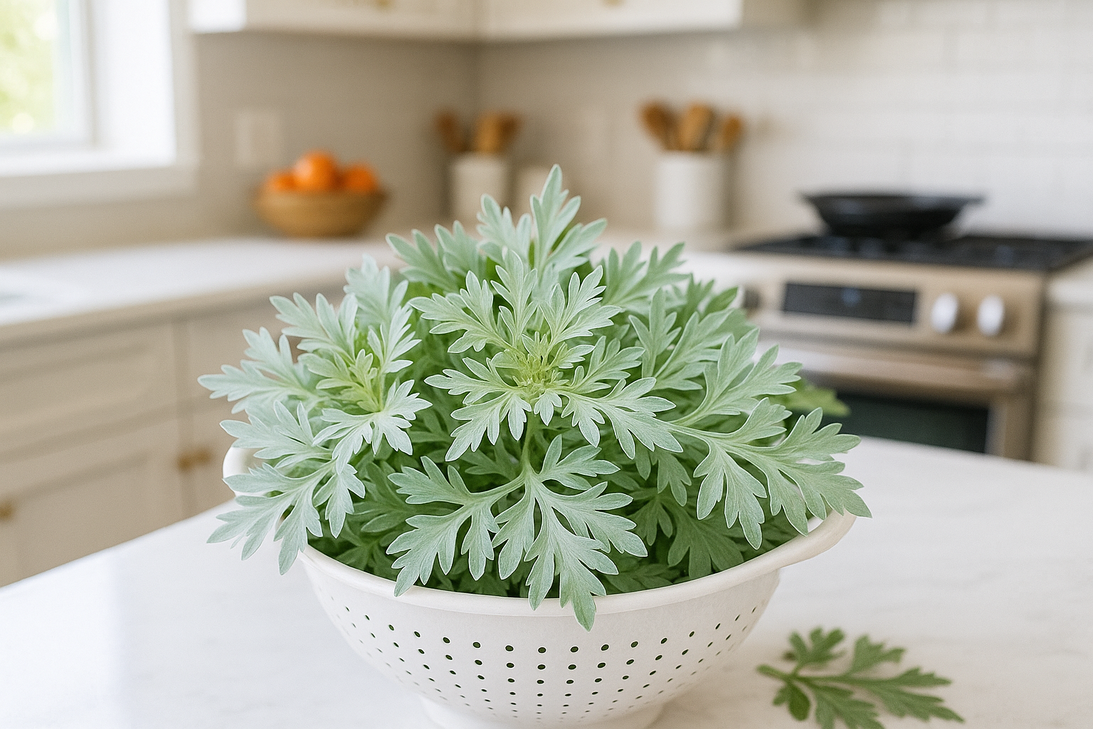 8. Lá ngải cứu – “Thần dược” trị mẩn ngứa & giúp bé ngủ ngon