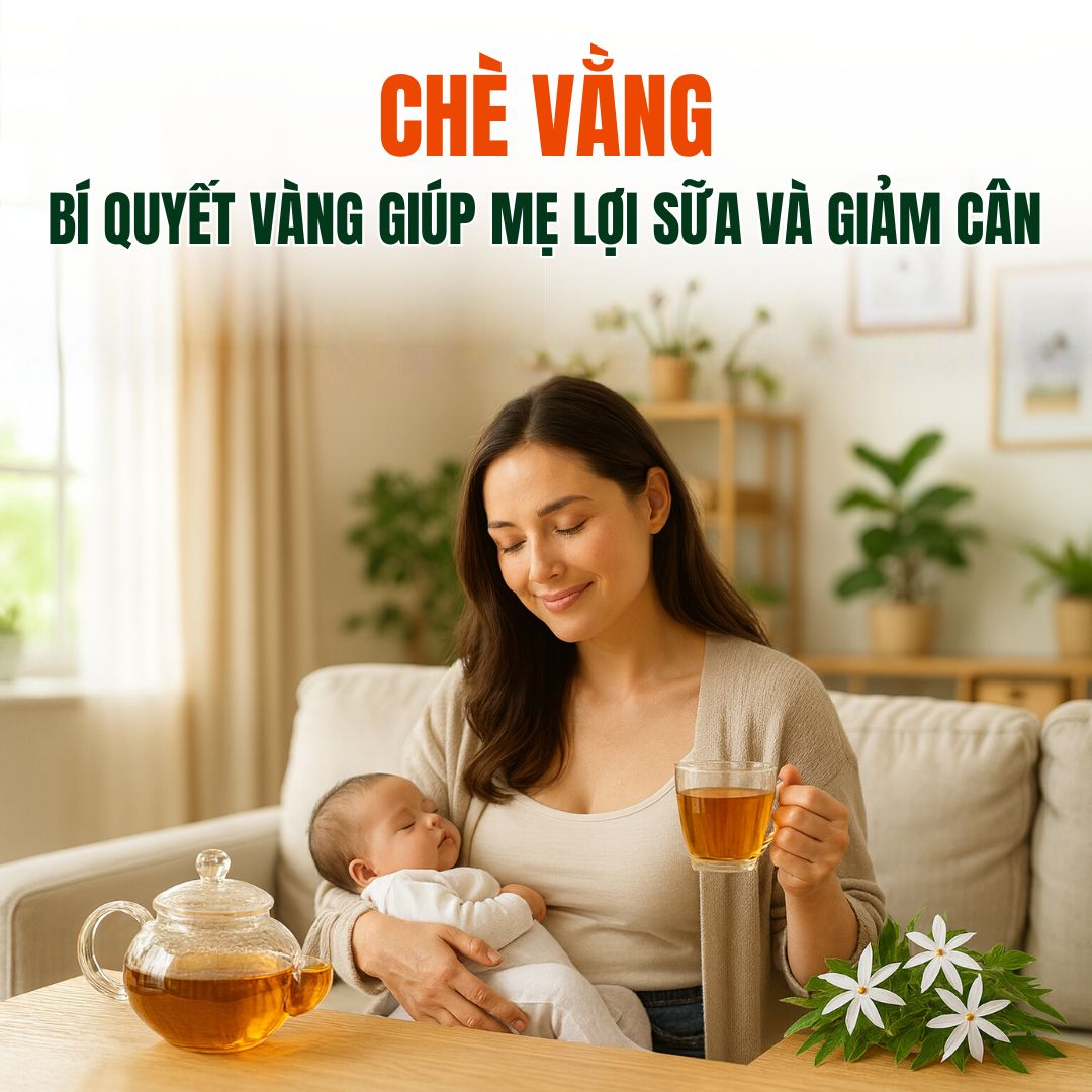 Bí Quyết Vàng: Chè Vằng Giúp Lợi Sữa Và Giảm Cân Sau Sinh Hiệu Quả, An Toàn Tuyệt Đối