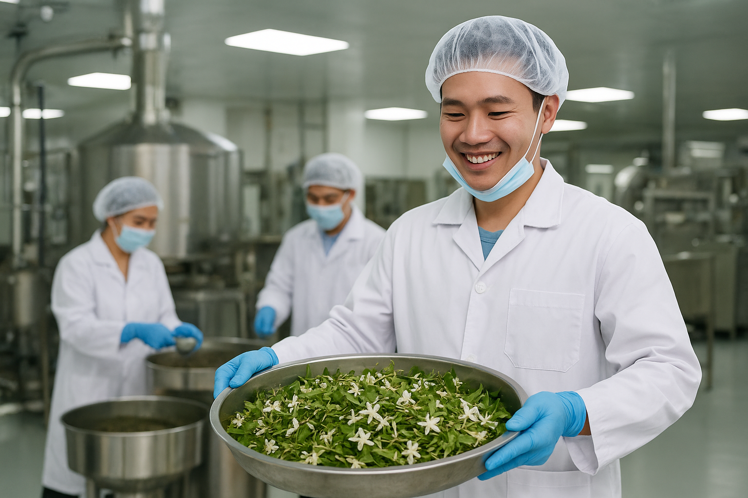 1. Làm sạch nguyên liệu – Bước đầu tạo nên chất lượng