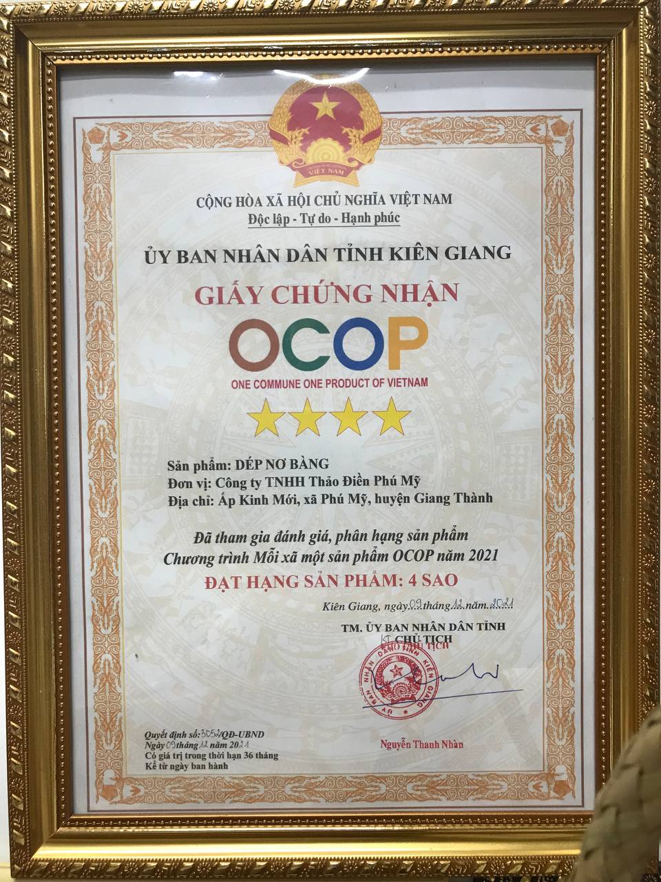 Nhận diện logo OCOP
