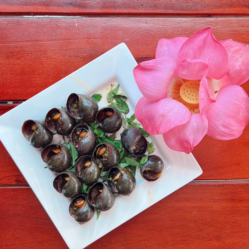 Ốc Bưu Hấp Tiêu Xanh