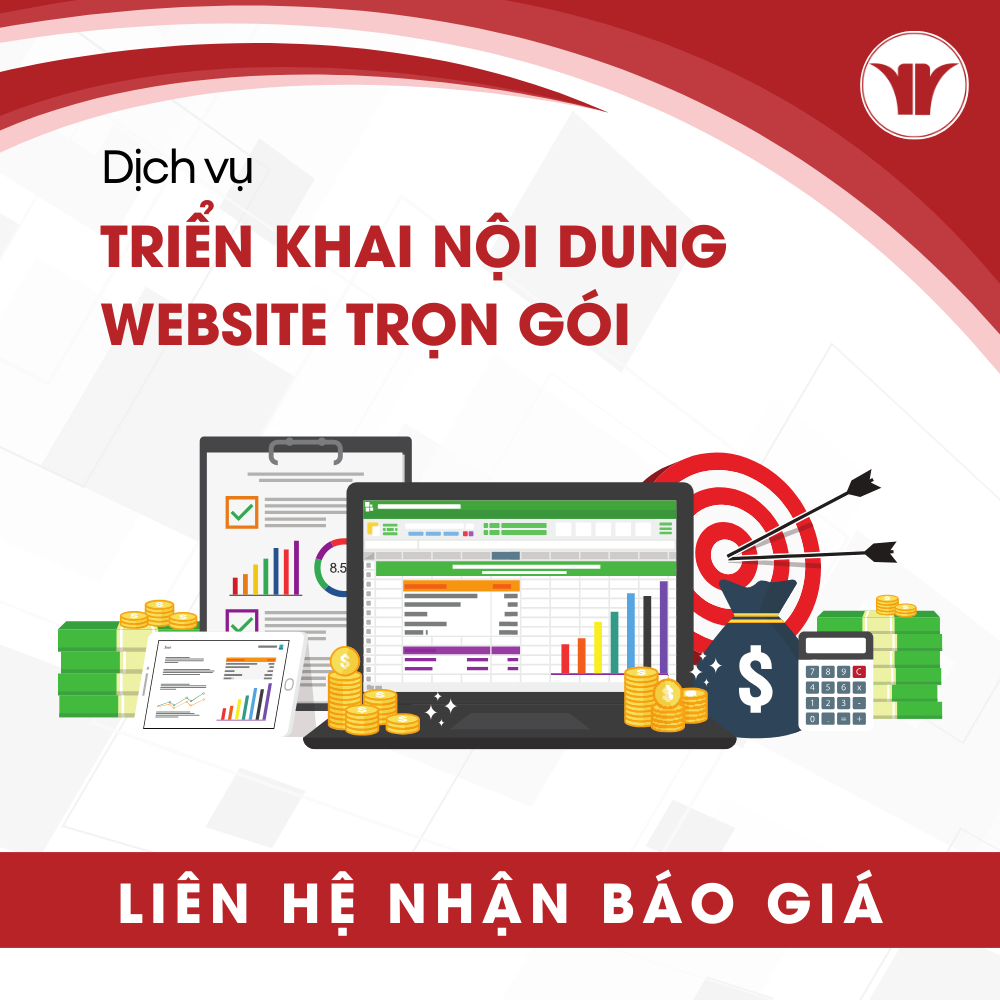 Gói FULL – Triển Khai Nội Dung Website Trọi Gói