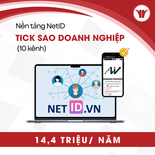 Tài Khoản NetID Tick Sao Doanh Nghiệp (10 kênh)