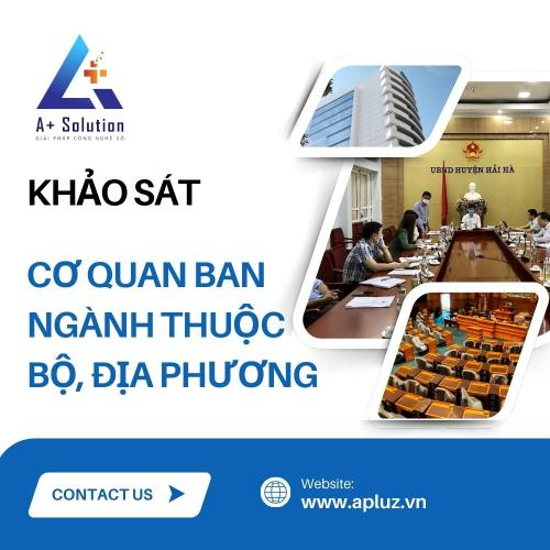 Phiếu Khảo Sát Chuyển Đổi Số Dành Cho Cơ Quan Ban Ngành Thuộc Bộ, Địa Phương