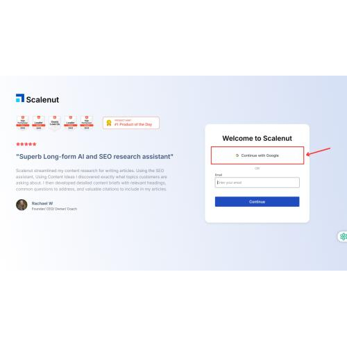 4. Bắt đầu với Scalenut ngay hôm nay