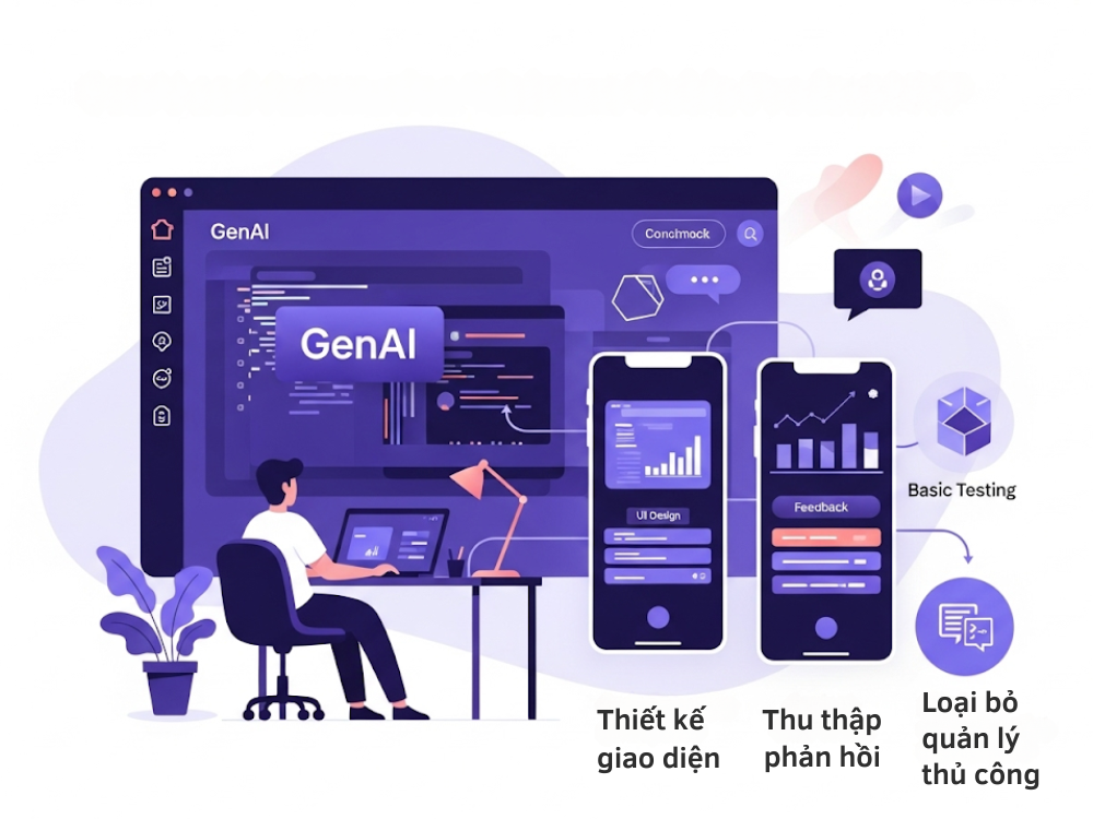 GenAI & Tự động hóa hỗ trợ MVP thế nào?